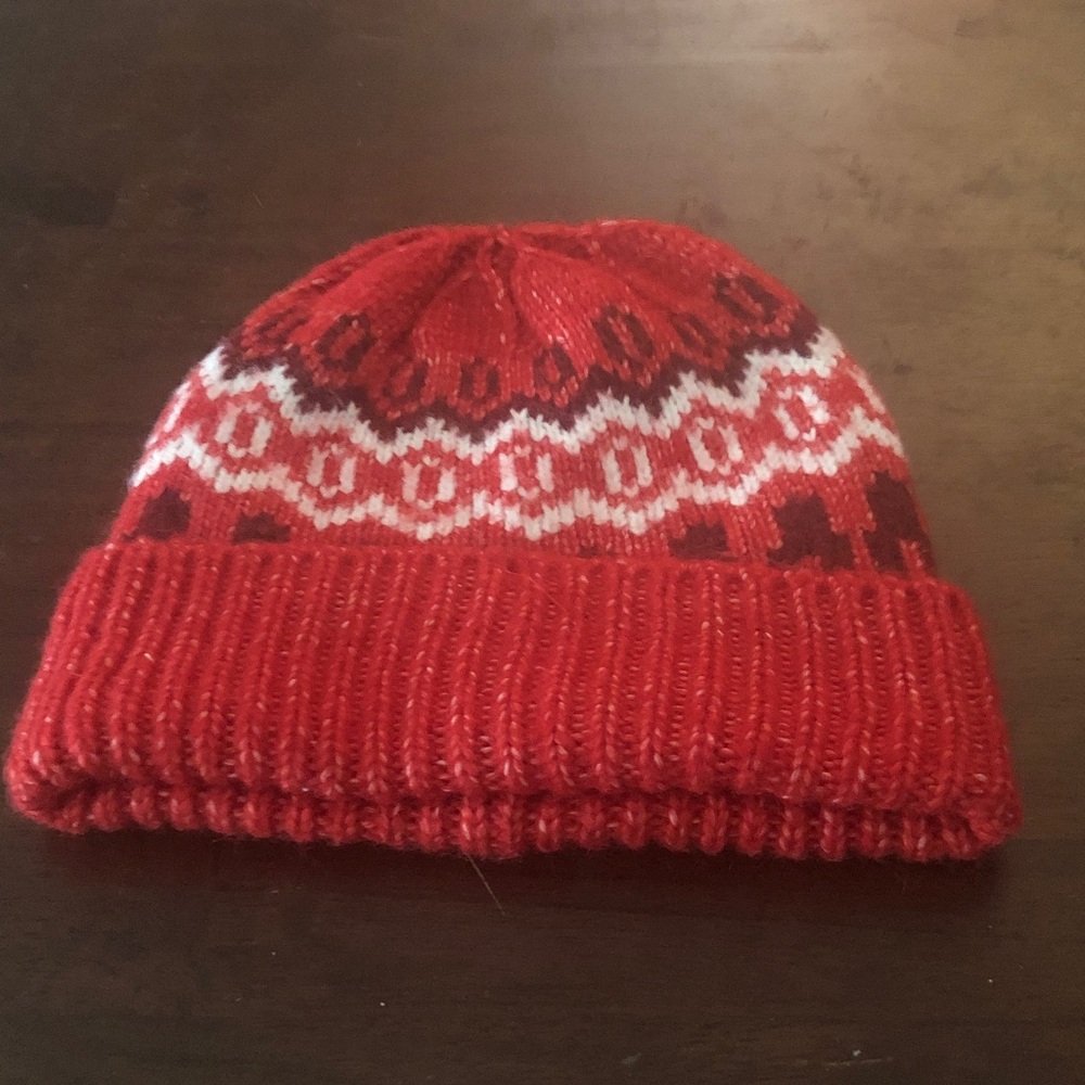 🚚 Universal Thread Red Knit Beanie - Picture 3 of 6